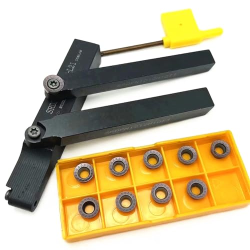Juego de Herramientas para Torno SRDPN1010H10 con Insertos de Carburo miniatura 6