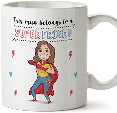Mugffins Godfather Mug/Cup "Super Godfather"  Breakfast 11 oz Ceramic Mug Coffee Tea  Coffee Mug for Breakfast/Easter Gift Idea/Birthday Presents for Goduncles/Baptism Gift/Ceramic 11 oz