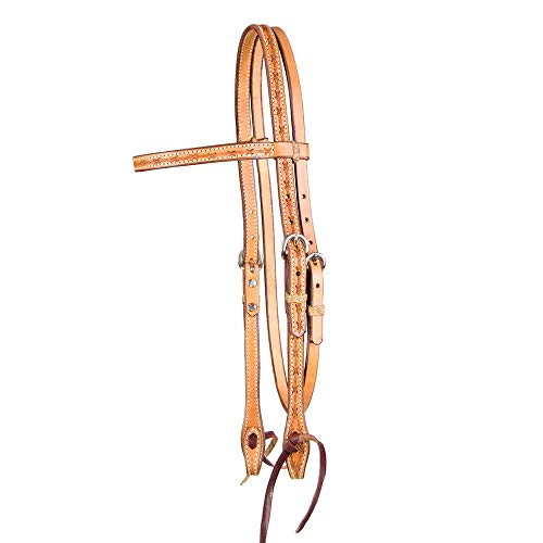 Teskey's Barbwire Browband Headstall #TOP14