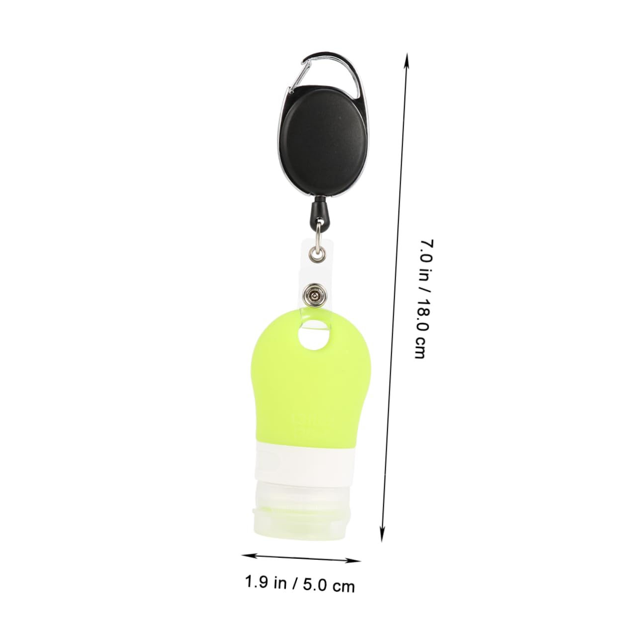 Gatuida 3piezas Botellas De Viaje Contenedor De Champú Portátil De Envase De Viaje Botellas De Silicona Para Mano Rellenable
