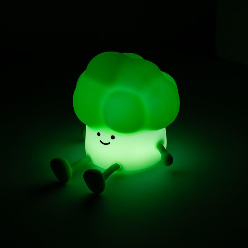 Puckator Foodiemals Broccoli LED Night Light Sleep Lamp & Phone Stand