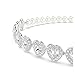 Swarovski Ariana Grande Angelic Mixed Cut Heart Crystal Choker Necklace in Rhodium Finish - Part of the Ariana Grande x Capsule Collection