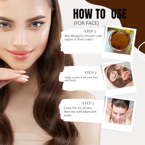Image of Florecer Manjistha Powder For Skin, Face And Hair | 100% Pure And Organic- 100 Gram