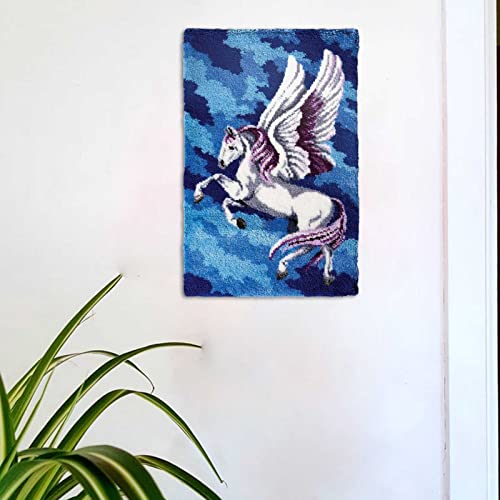 Izzya Diy Rug Embroidery Set, Latch Hook Kits With Printed Pattern, Embroidery Set Crocheting Arts Crafts, Hobby Home Decor #TOP4