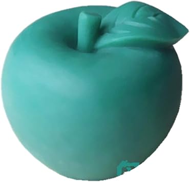 GreatMold 3D Apple Candle Soap Silicone Molds Food Grade Cake Mold Scented Gypsum Mold 3D Apple