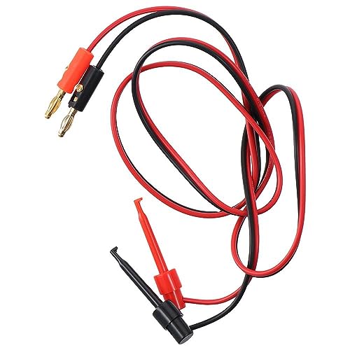 Image of 4mm Banana Plug to Test Hook Clip Test Lead Kit Cable for Multimeter Electronic Test Tools,Test Hook Clip Test Lead Cable for Multimeter 3Pair