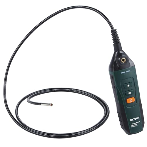 Image of Extech BRW450-D Wireless Dual HD Videoscope | 1280x720 dual HD, 5.5mm probe on 1.5m cable, IP67, ExView app, 5hr battery, case