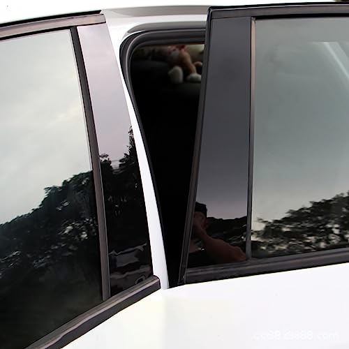 Cubiertas de postes de pilar para Honda HRV 2015-2021 en acabado negro brillante 5