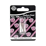 Ideal para flores tridimensionales medianas tales como rosas y flores, volantes, lazos y pañuelos.
