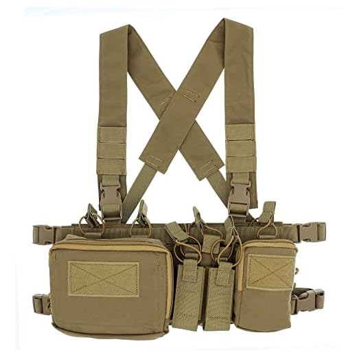 OAREA Tactical Chest Vest Rig Assault 500D Molle Multicam Tactical Vest with Multi-Pockets
