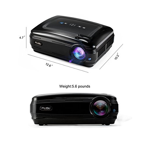 Video Proiettore, FUJSU 3300 Lumen HD LED