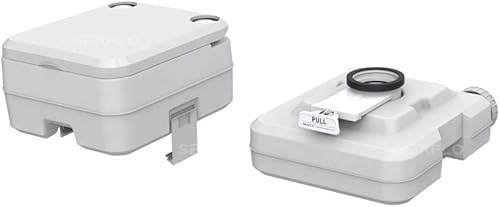 Miniatura 7 de SEAFLO Inodoro portátil para marina, RV, camping y barco (2.6 galones)