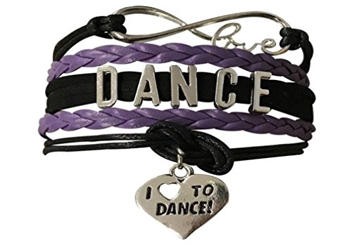 Infinity Collection Dance Bracelet- Dance Jewelry - Love Dance Charm Bracelet for Dance Recitals & Dancers