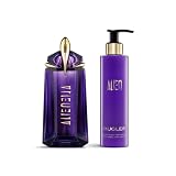 MUGLER Alien Eau De Parfum, Perfume Para Mujer, Ambarino, Amaderado y Floral, Fragancia Excepcional, Recargable, 90 ml + MUGLER Alien Loción Corporal Perfumada, 200 ml
