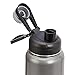 Amazon Basics Large Stainless Steel Insulated Water Bottle, Spout Lid, 30.1 ounces, Gray