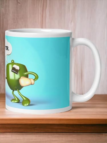 Image of Better Gift Flowers I Am Better Coffee Tea Fight Mug, Round Shaped Multicolor Themed Coffee Mugs, Mug for Gifting, Gifting Items for Family, Friends & Closed Ones