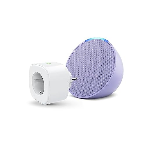 Ti presentiamo Echo Pop | Lavanda + Meross Smart Plug (presa intelligente con connettività Wi-Fi), compatibile con Alexa - Kit di base per Casa Intelligente