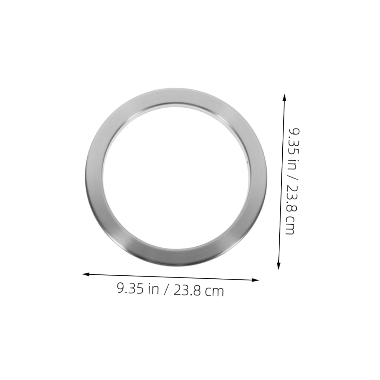 Happyyami Stainless Steel Grommet for Kitchen Trash Chute Polished Finish Embedded Design Waste Management for Countertops Grommet