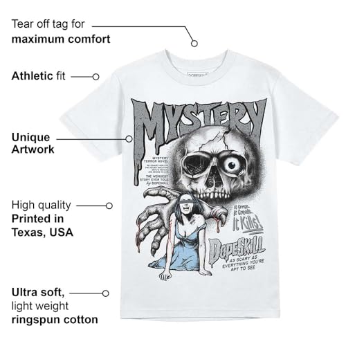 Image of DopeSkill Halloween Graphic Tee Streetwear Hip Hop Hypebeast Unisex T-Shirt Sneaker Colour Matching Shirts Spooky Graphic