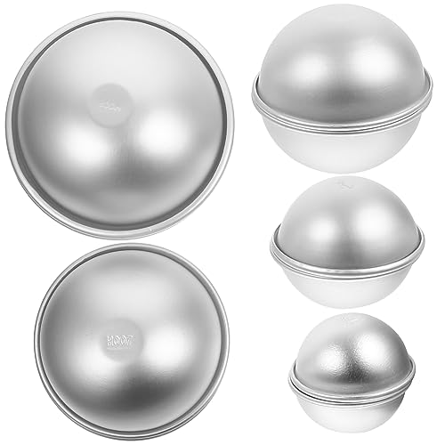 Set 5 Pares Moldes Bola de Sal de Baño para DIY