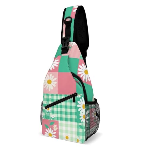 Berries And Fruits Sling Bag for Men Women - Adjustable Crossbody Chest Backpack, 15