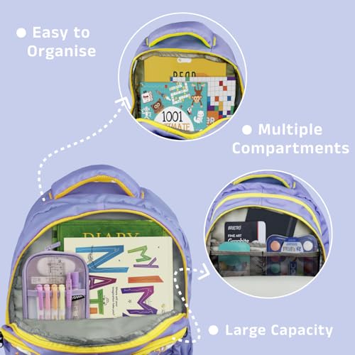 Image of TRAVALATE 25L Stylish &Trendy printed School Bag for Kid's | Backpack for Class 1 to 5 School Going Boys & Girls