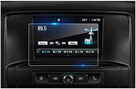 LFOTPP SILVERADO 1500 7 Inch 2014-2021 LTZ MyLink Car Navigation Screen Protector, [9H] Tempered Glass Infotainment Center Touch Display Screen Protector Anti Scratch High Clarity (7 Inch)