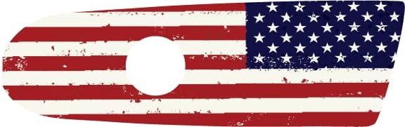 Funda para filtro de aire con bandera estadounidense de Kustom Cycle Parts. Sustituye el inserto de Harley Davidson M8 107.