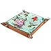 Produktbild MUMIMI Badezimmer Küche Kommode Tablett Schmuck Geschirr Ring Halter Kosmetik Organizer Rosen, Mohn, Wildblumen, Nachtingale Vögel