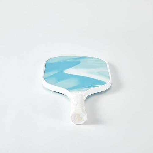 Miniatura 5 de HELIOS Khione - Paleta de pickleball - Morn  Superficie de fibra de vidrio G2S de 8 onzas con núcleo de panal reactivo de 0.51 pulgadas  Diseño