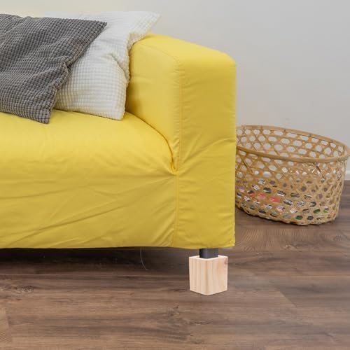Elevadores de cama SOIMISS de madera maciza para subir 3 cm sofás y mesas 8