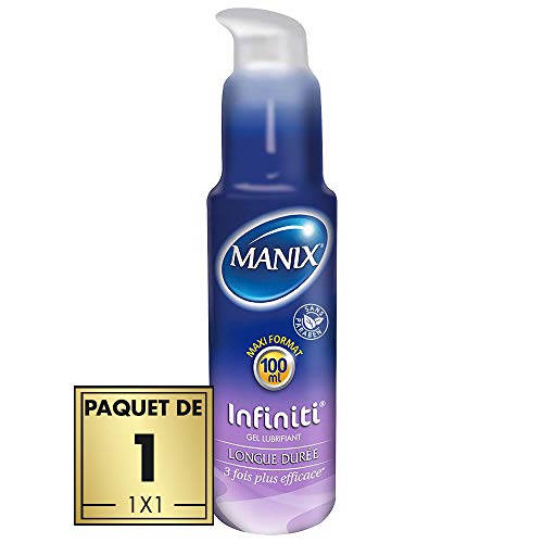Gel lubrifiant MANIX INFINITI - Silicone Efficacité Longue Durée - 100ml