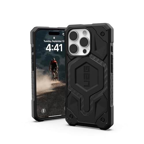 Funda para iPhone 16 Pro UAG Monarch fibra de carbono carga inalámbrica