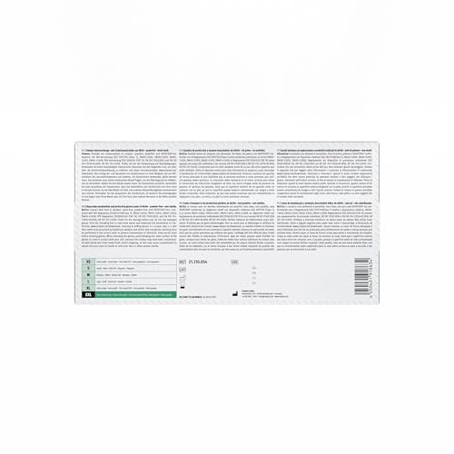 SF Nitrilhandschuhe XXL Schwarz – 100 Stück Einweghandschuhe, Einmalhandschuhe, Puderfrei, Latexfrei, Gummihandschuhe Einweg zum Kochen, Putzen, für Medizin, Küche, Garten, Werkstatt, Tattoo, Haushalt