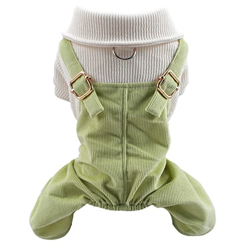 THINCAN Cord Jumpsuit Hunde-Verkleidung mit Trägern