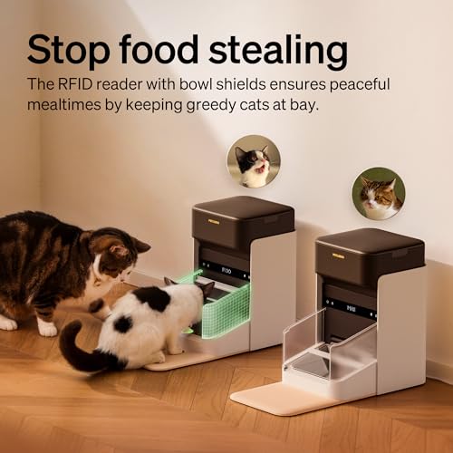 PETLIBRO RFID Automatic Cat Feeder, Collar Tag-Activated Personalized Meals, 5G&2.4G Wi-Fi Programmable Cat Food Dispenser with Cats Recognition & Diet Tracking for Multi-Pet Homes and Different Diets - Image 5