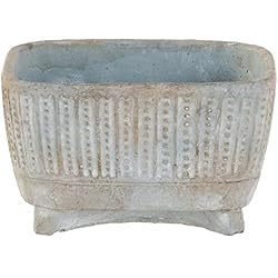 Maceteros De Hormigon En Lo Barnechea LOLAhome Macetero Jardinera de Cemento Gris de Ø 22x13 cm