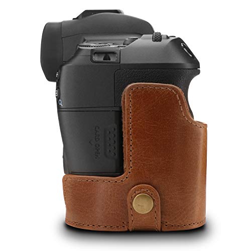 Megagear Mg1558 Ever Ready Genuine Leather Camera Half Case Compatible With Canon Eos Ra, R - Brown #TOP4