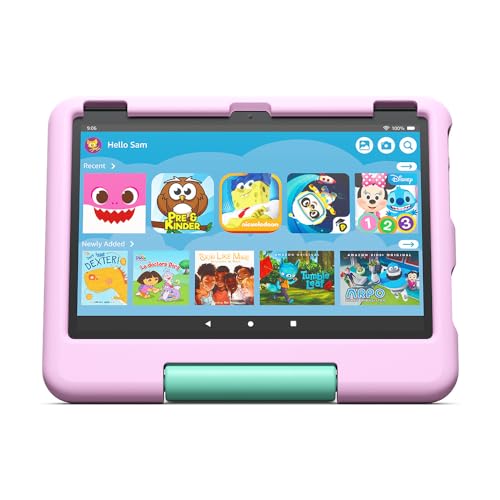 Image of Amazon Kid-Proof Case for Fire HD 10 tablet (Only compatible with 13th generation tablet, 2023 release) - Pink