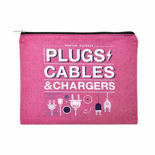 ShiQiao Spl Charging Cable Organizer Pouch for Travel Accessories Bag for Charging Cable Portable Organizer Bag Travel Toiletry Makeup Cosmetic Bags for Daughter Friend Christmas Birthday Gifts