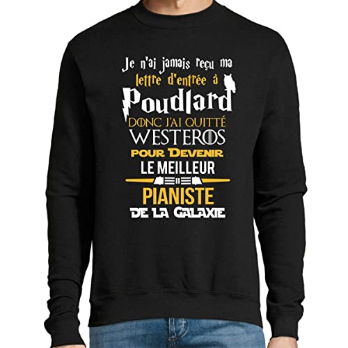 Sweat pianiste respirant et extensible pour jouer du piano au chaud