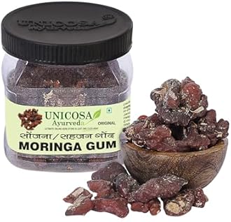 UNICOSA Ayurveda Natural Gond Moringa 100gm Natural Moringa Gum (100g), Moringa Gond | Gond Sonjana | Gondh Sahjan | Moringa Oleifera