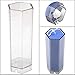 MILIVIXAY Hexagon Pillar Candle Mold-Width:2.28 inch,Height:6.10 inch-Durable PC Candle Mold for Making Candles