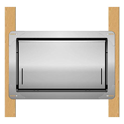 Smart Vent Insulated Foundation Flood Vent - Wood Wall Model, Fema Compliant And Icc-Es Certified Model 1540-570 (Stainless Steel) #TOP1