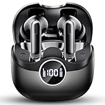 xinwld Adaptive Hybrid Active Noise Cancelling Earbuds, 2026 New Wireless Ear buds, Wireless Charging & Fast USB Charging, 6-Mic ENC Deep Bass, Bluetooth Earphones with 40H Playtime, IP7 Waterproof