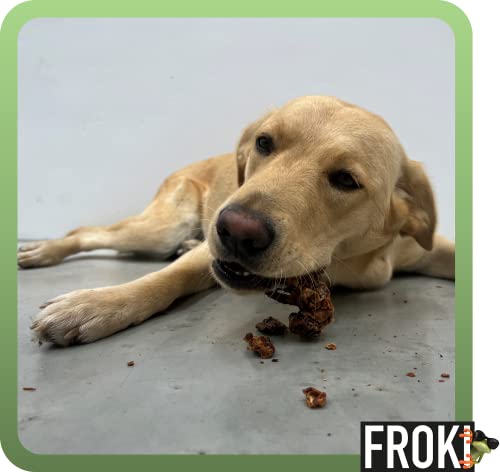 FROKI Premium Welpensticks vom Rinder-Euter für große & kleine Hunde 500g | 100% Rind | 100% Natürlich | Futter-Snack | Hunde-Leckerlis | Natur-Kausnack | Zahnpflege | ohne Zusatzstoffe