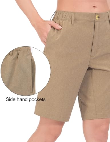 Little Donkey Andy Women's Bermuda Quick Dry Lightweight Stretch Shorts Golf Hiking Travel4