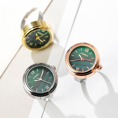weicam 3pcs elegant finger watch set for women wholesale stylish adjustable ring watch