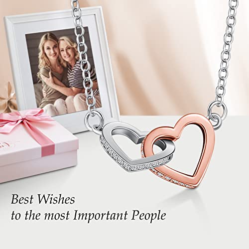 Granddaughter Necklace From Grandmom - Filled with Love - Necklace for Granddaughter on Birthday, Christmas, Graduation, Wedding, or Valentine's Day4