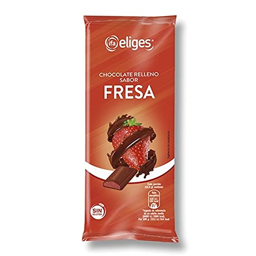 Ifa Eliges Chocolate Con Leche Extrafino Relleno Sabor Fresa - 100 gr Cover